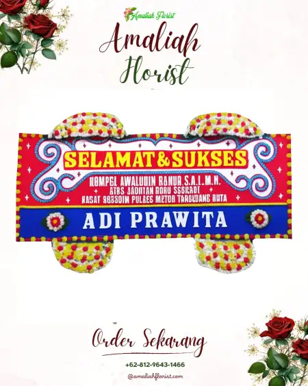 Papan Bunga Ucapan Selamat Cikerai