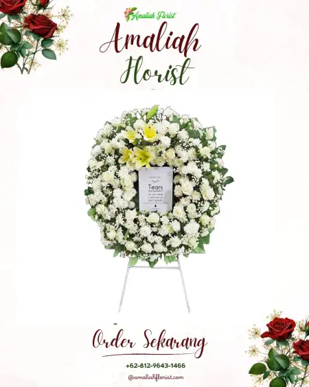 Krans Bunga Duka Cikerai